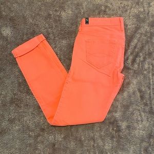 Abercrombie & Fitch Orange Neon Jeans